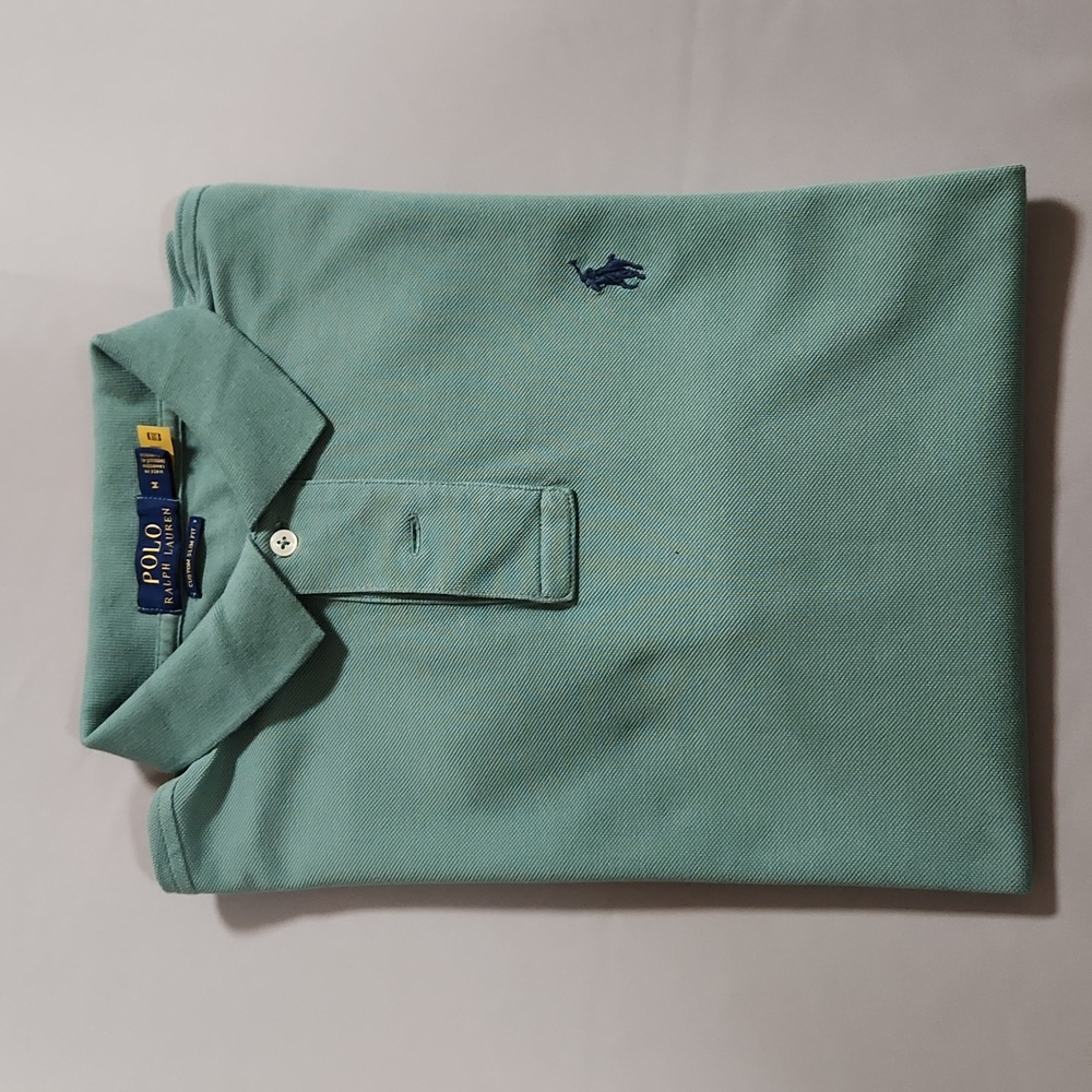 Polo Ralph Lauren Custom Slim Fit Mesh Polo Shirt Size M